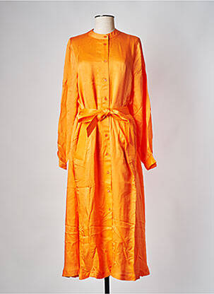 Robe mi-longue orange ESSENTIEL ANTWERP femme