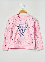 Sweat-shirt rose GUESS pour fille seconde vue