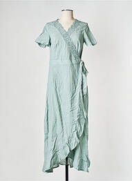 Robe longue vert MOLLY BRACKEN femme