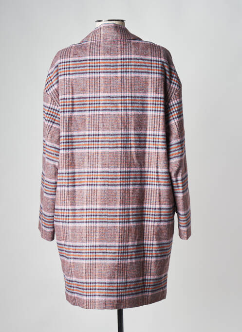 Manteau long violet BONTON femme