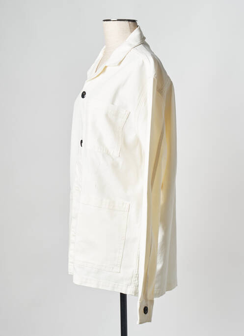 Veste casual blanc KNOWLEDGE COTTON APPAREL pour homme