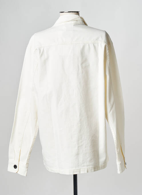 Veste casual blanc KNOWLEDGE COTTON APPAREL pour homme