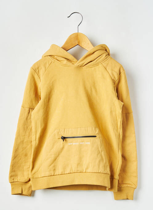 Sweat-shirt jaune JACK & JONES pour garçon