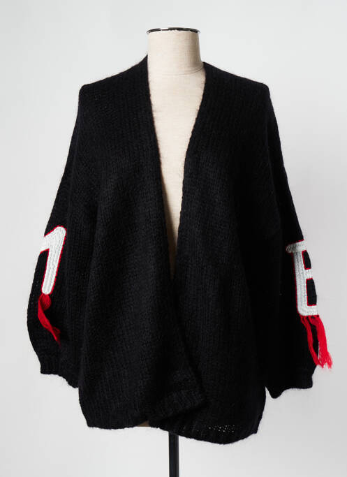 Gilet manches longues noir SAK'S femme