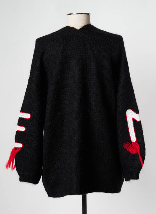 Gilet manches longues noir SAK'S femme