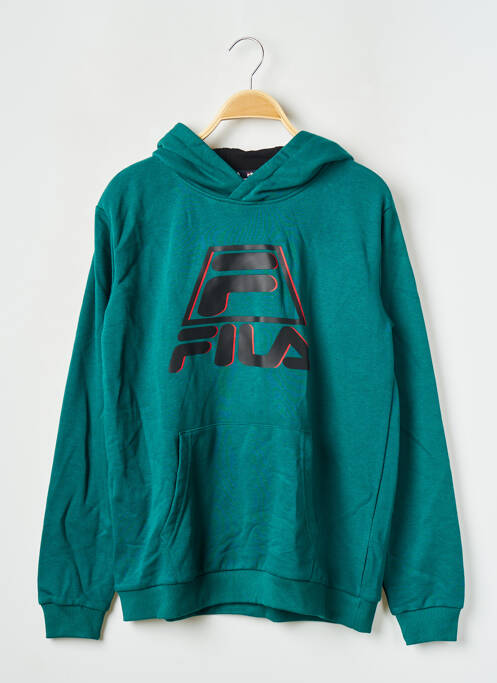 Sweat-shirt à capuche vert FILA pour garçon