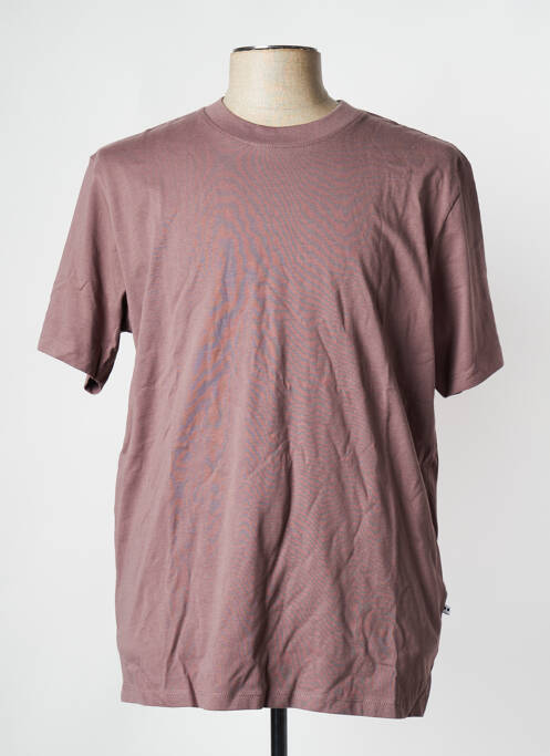 T-shirt marron MINIMUM pour homme