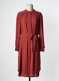 Robe mi-longue marron MAT FASHION femme