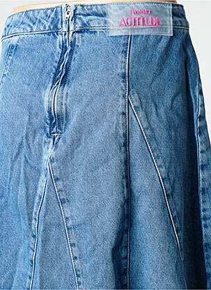 Jupe courte bleu TWINSET femme