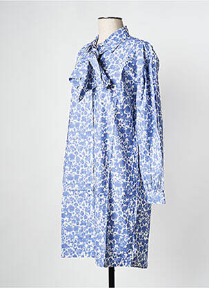 Robe courte bleu MSCH COPENHAGEN femme