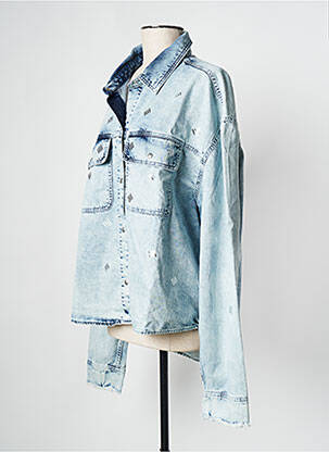 Chemisier bleu RECC femme