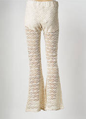 Pantalon large beige PARISIENNE ET ALORS pour femme seconde vue