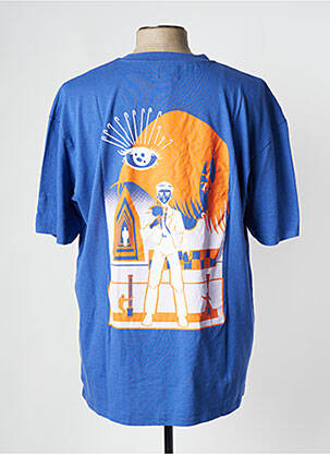 T-shirt bleu EDWIN homme