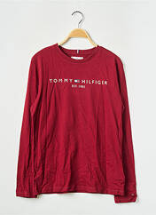 T-shirt rouge TOMMY HILFIGER pour garçon seconde vue