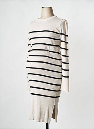 Robe maternité beige NOPPIES pour femme