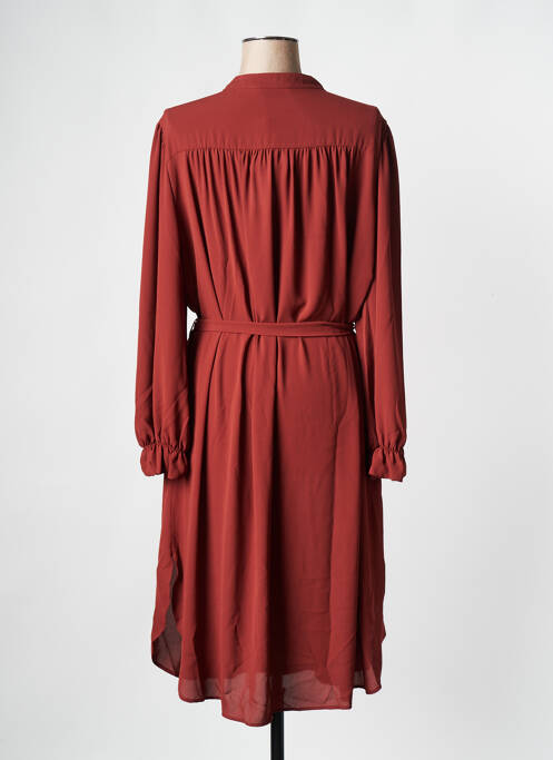 Robe mi-longue marron MAT FASHION pour femme