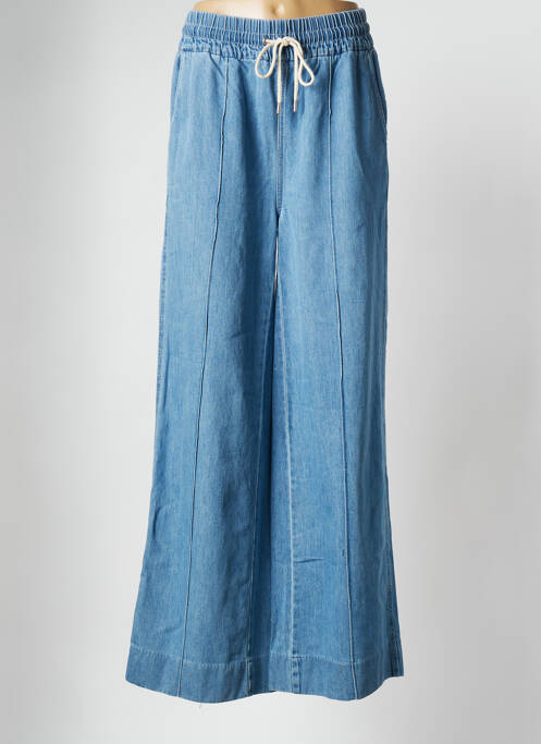 Pantalon large bleu SECOND FEMALE pour femme