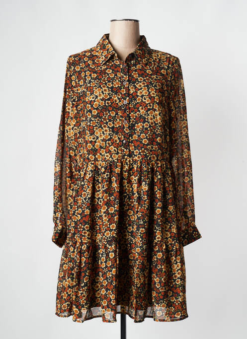 Robe mi-longue marron MOLLY BRACKEN pour femme