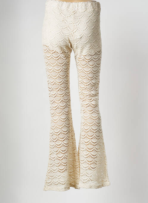 Pantalon large beige PARISIENNE ET ALORS femme