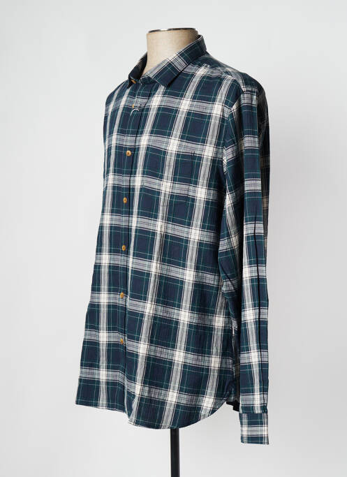 Chemise manches longues bleu ATELIER PRIVÉ pour homme