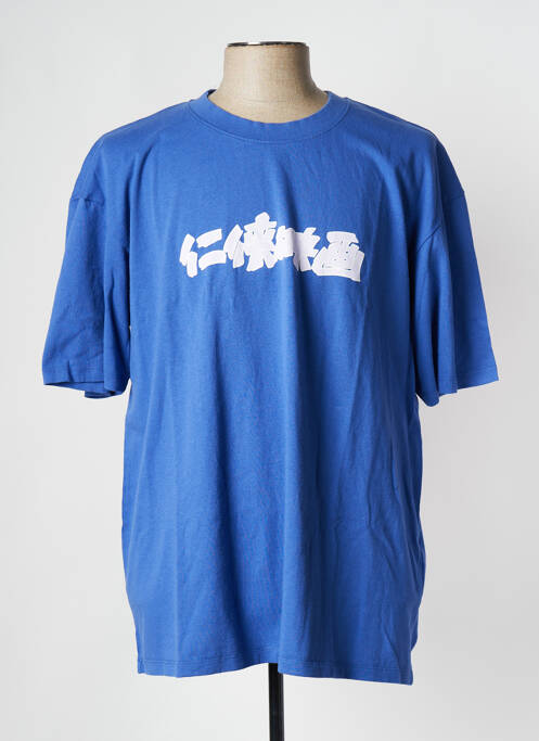 T-shirt bleu EDWIN pour homme