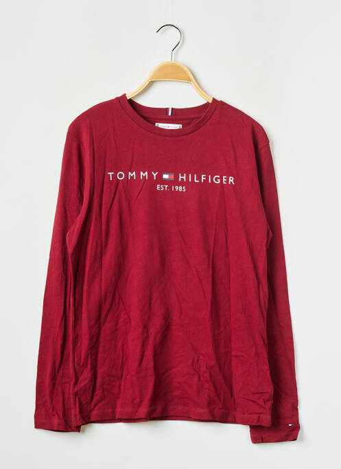 T-shirt rouge TOMMY HILFIGER pour garçon