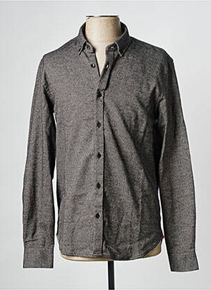 Chemise manches longues gris HOMECORE pour homme