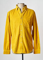 Chemise manches longues jaune PORTUGUESE FLANNEL pour homme seconde vue