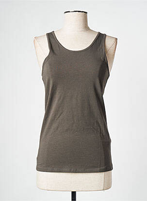 Débardeur gris MAX MARA femme
