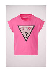 T-shirt rose GUESS pour fille seconde vue