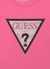 T-shirt rose GUESS pour fille seconde vue