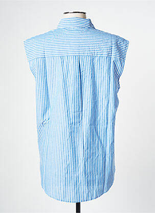Chemisier bleu OBJECT femme