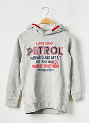 Sweat-shirt à capuche gris PETROL INDUSTRIES pour garçon seconde vue