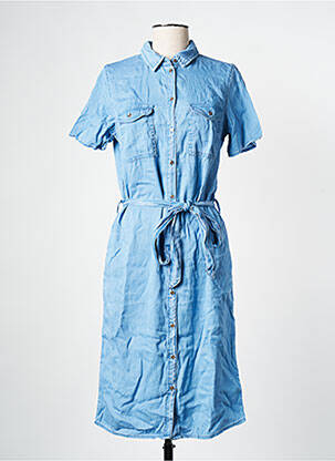 Robe mi-longue bleu VILA femme