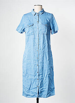 Robe mi-longue bleu VILA femme
