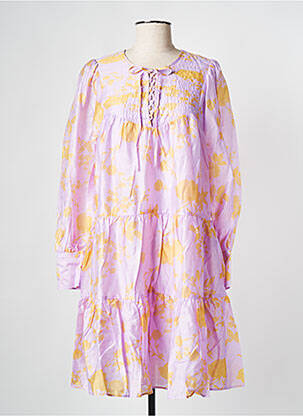 Robe courte rose SECOND FEMALE pour femme