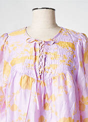 Robe courte rose SECOND FEMALE pour femme seconde vue