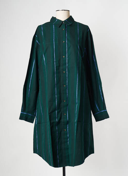 Robe mi-longue vert MAPOESIE pour femme