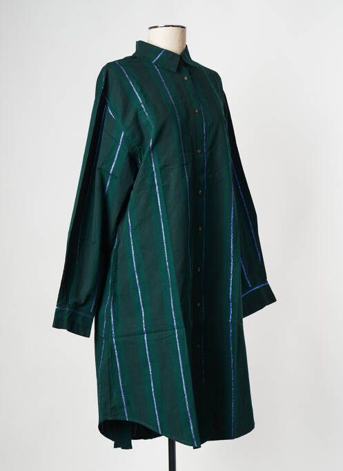 Robe mi-longue vert MAPOESIE pour femme