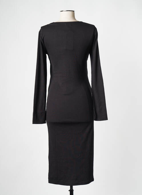 Robe mi-longue noir BOOB pour femme