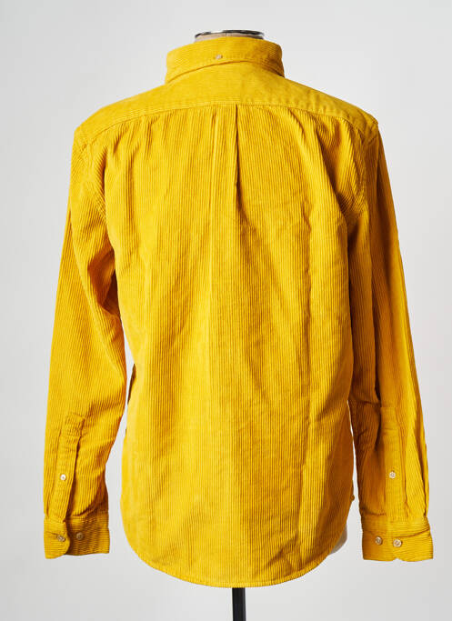 Chemise manches longues jaune PORTUGUESE FLANNEL pour homme