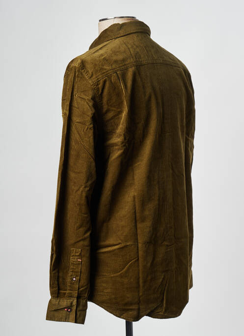 Chemise manches longues vert SCOTCH & SODA pour homme