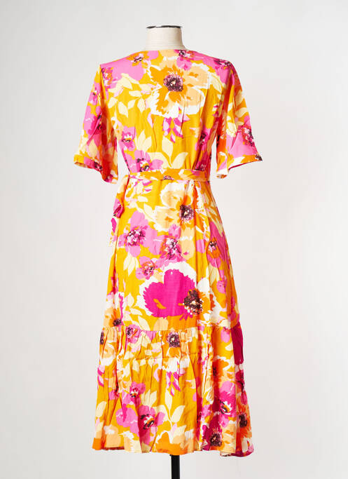 Robe mi-longue jaune Y.A.S pour femme