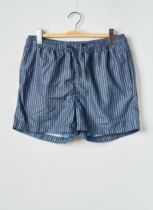 Short de bain bleu SELECTED pour homme