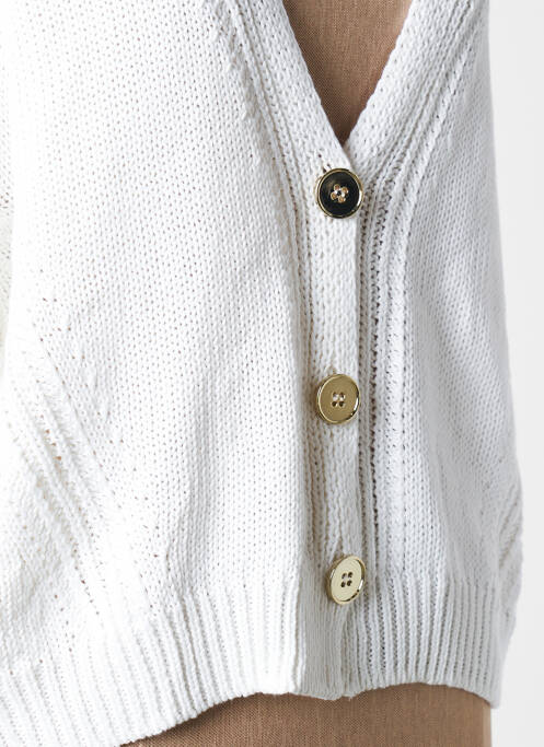 Gilet manches longues blanc PENNYBLACK pour femme