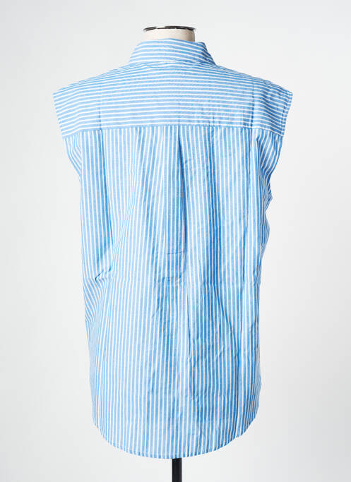 Chemisier bleu OBJECT pour femme