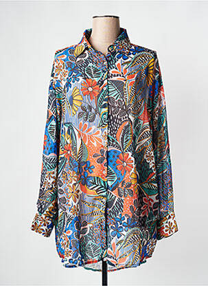 Chemisier bleu LILI SIDONIO pour femme