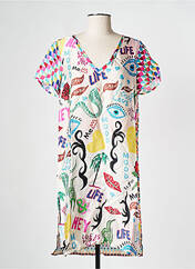 Robe courte blanc SAK'S pour femme seconde vue