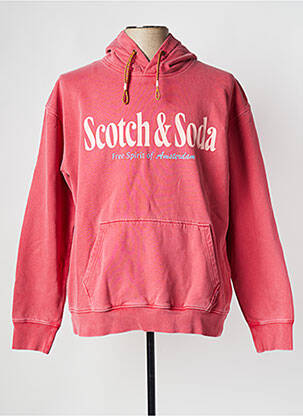 Sweat-shirt orange SCOTCH & SODA pour homme