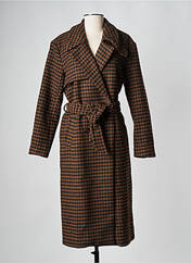 Manteau long marron OBJECT pour femme seconde vue